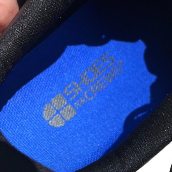 Men's Shoes for Crews Black Slip & Oil Resistant Sneakers, Size USA 9 - Picture 8 of 10